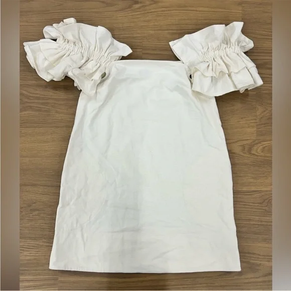 Free People Beach Josie Mini Dress in Snow White - Picture 2 of 4